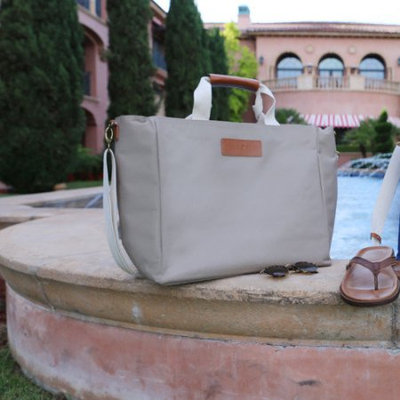 Picnic Pack Usa Insulated Cooler Tote Color: Beige
