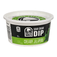 Taco Bell Sour Cream Dip Creamy Jalapeno