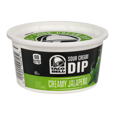 Taco Bell Sour Cream Dip Creamy Jalapeno