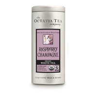 Octavia Tea Raspberry Champagne (Organic White Tea, Fair Trade), 1.48-Ounce Tin