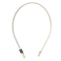 Colette Malouf 3 Row Pave Crystal 3mm Headband
