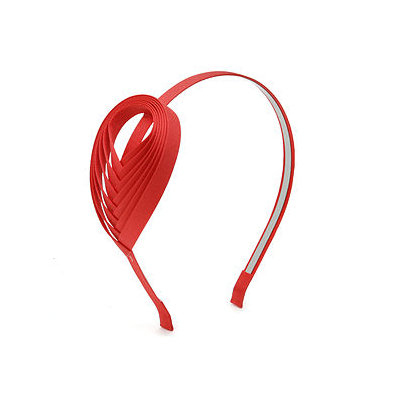 JUKO Headband with woven ribbon accent