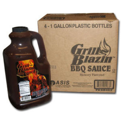 Oasis Foods Oasis Grill Blazin' Barbecue Sauce 1 Gallon Jars 4 / Case