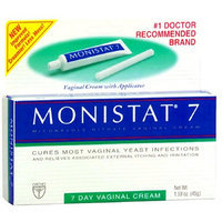 Monistat 7 Vaginal Antifungal Medication with Reusable Applicator, 1.59-Ounce Tubes (Pack of 2)