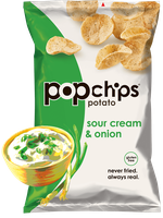 popchips Sour Cream & Onion Potato Chips
