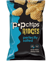 popchips Ridges Perfectly Salted Potato Chips