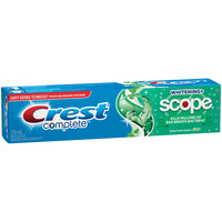 Whitening Plus Scope Crest Complete Whitening + Scope Minty Fresh Striped Toothpaste, 170 mL