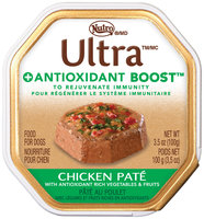Nutro® Ultra™ + Antioxidant Boost™ Chicken Pate Dog Food 3.5 oz. Tray