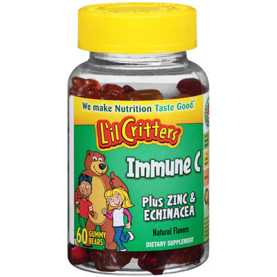 L'il Critters™ Immune C Plus Zinc & Echinacea Gummy Bears 60 ct Bottle
