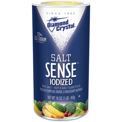 Diamond Crystal® Salt Sense® Iodized Salt 22 oz. Shaker