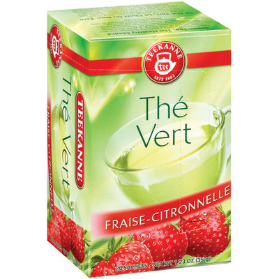 Teekanne Strawberry-Lemongrass Green Tea Tea Bags 20 Ct Box