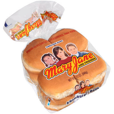 Mary Jane and Friends® Hamburger Buns