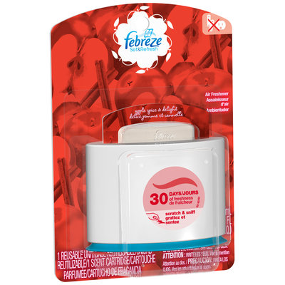 Febreze Set&Refresh Apple & Spice Air Freshener 0.18 oz. Carded Pack