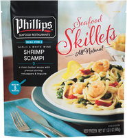Phillips Seafood Restaurants™ Garlic & White Wine Shrimp Scampi 21 Oz Bag