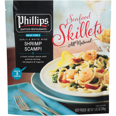 Phillips Seafood Restaurants™ Garlic & White Wine Shrimp Scampi 21 Oz Bag