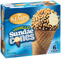 Kemps® Vanilla Sundae Ice Cream Cones 6-4.6 fl.oz. Cones