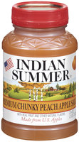 Indian Summer Chunky Peach Apple Sauce 23 Oz Plastic Jar