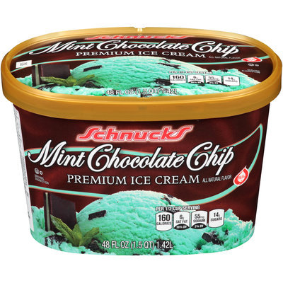 Schnucks® Mint Chocolate Chip Ice Cream 48 fl. oz. Carton