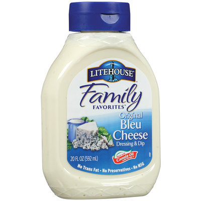 Litehouse Bleu Cheese Dressing & Dip 20 Oz Plastic Bottle