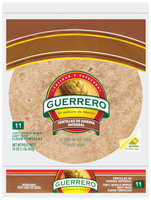 Guerrero 100% Whole Wheat De Harina Inegral 11 Ct Tortillas 16 Oz Bag