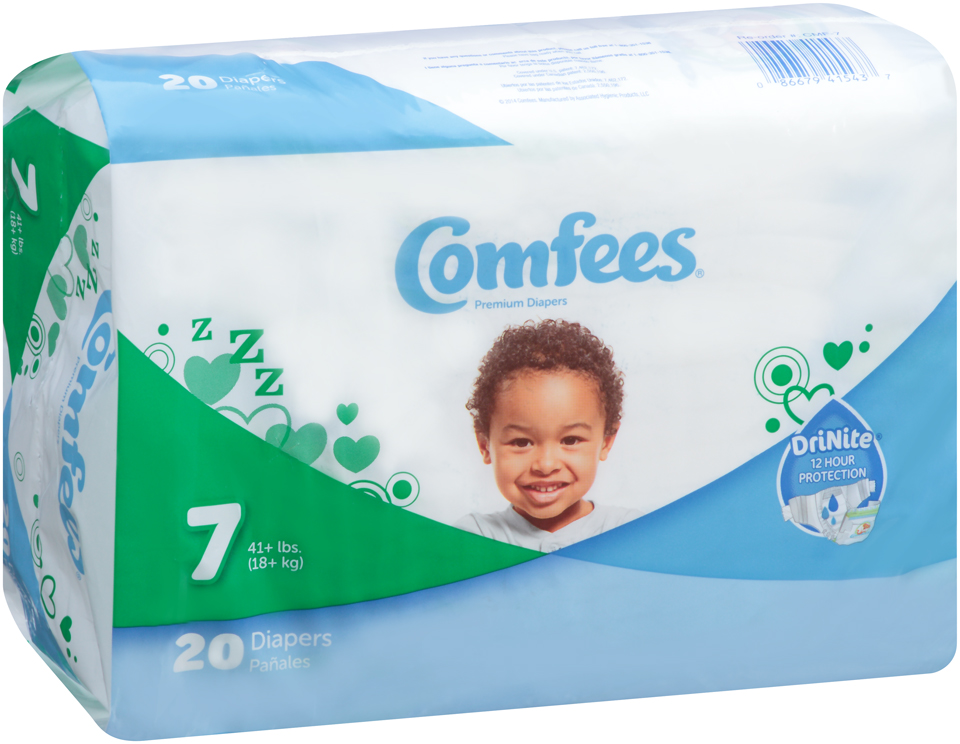 Pull Ups Comfees Diapers Size CMF-7 Comfees® Baby Diapers Size