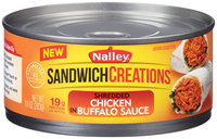 Nally® Sandwich Creations™ Shredded Chicken in Buffalo Sauce 10 oz. Can