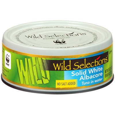 Wild Selections® Solid White Albacore Tuna in Water 5 oz. Can