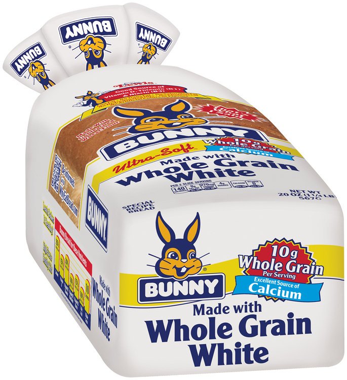 Bunny® Made with Whole Grain White Bread 20 oz. Loaf Reviews 2019