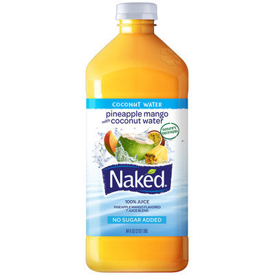 Naked Juice Pineapple Mango Coconut Water 64 oz Bottle