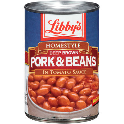 Libby's® Homestyle Deep Brown Pork & Beans in Tomato Sauce 16 oz. Can