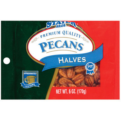 Stater Bros. Halves Pecans 6 Oz Peg
