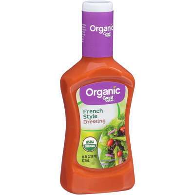 Great Value™ Organic French Style Dressing 16 fl.oz. Plastic Bottle