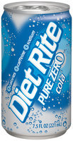Diet Rite® Pure Zero™ Cola 6-7.5 fl. oz. Cans