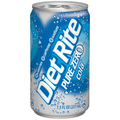 Diet Rite® Pure Zero™ Cola 6-7.5 fl. oz. Cans