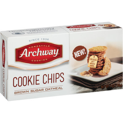 Archway® Brown Sugar Oatmeal Cookie Chips 7 oz. Box