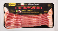Hormel Black Label® Cherrywood Thick Cut Bacon 12 oz. Packet