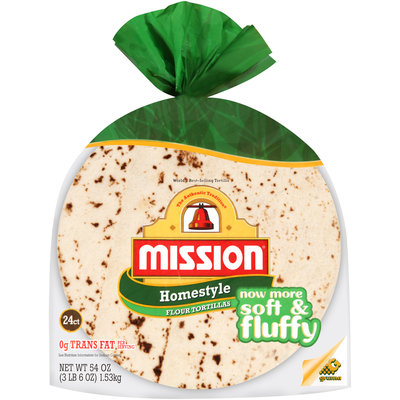Mission® Homestyle Flour Tortillas 24 ct. Bag