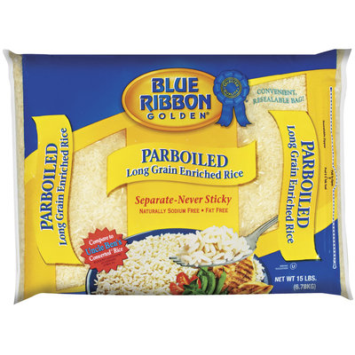 Blue Ribbon Golden Parboiled Long Grain Enriched Rice