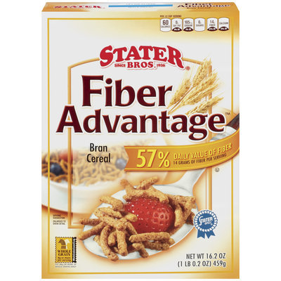 Stater Bros. Fiber Advantage Bran Cereal 16.2 Oz Box