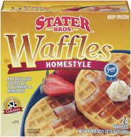 Stater Bros. Homestyle 24 Ct Waffles 29.6 Oz Box