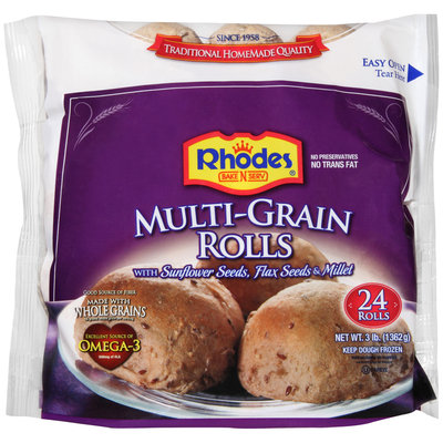 Rhodes Bake-N-Serv® Frozen Multi-Grain Rolls Dough 24 ct Bag