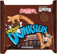 Stater Bros.® Dunksters® Chocolate Creme Chocolate Sandwich Cookies 15.25 oz. Tray