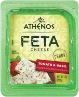 Athenos Chunk Tomato & Basil Feta Cheese 8 oz.