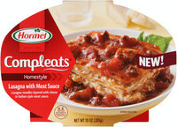 Hormel® Compleats® Homestyle Lasagna with Meat Sauce 10 oz. Tray