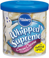 Pillsbury Whipped Supreme Cream Cheese Frosting 12 Oz Canister
