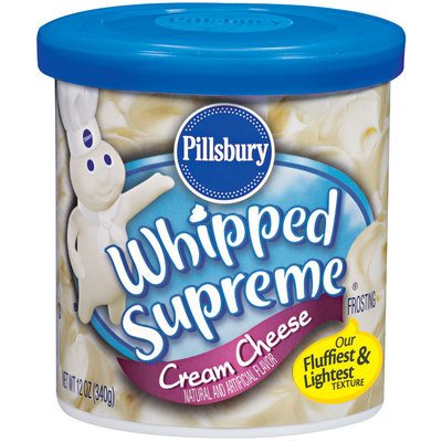 Pillsbury Whipped Supreme Cream Cheese Frosting 12 Oz Canister