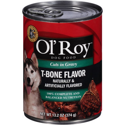 Ol' Roy™ Cuts in Gravy T-Bone Flavor Dog Food 13.2 oz. Can