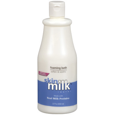 Skin Milk Soften & Soothe Foaming Bath 22 Oz Squeeze Bottle