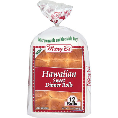 Mary B's® Hawaiian Sweet Dinner Rolls 12 ct. 12 oz. Bag