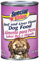 Special Value Beef and Liver Flavor Dog Food 22 oz. Can